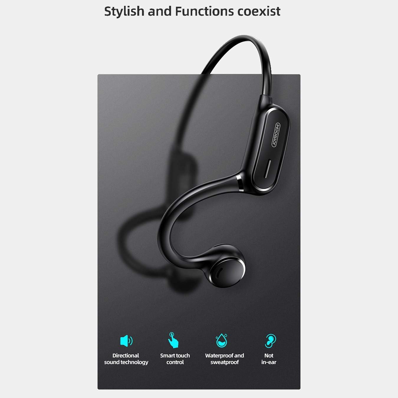 Joyroom JR-X1 features: directional sound, smart touch, waterproof, not in-ear