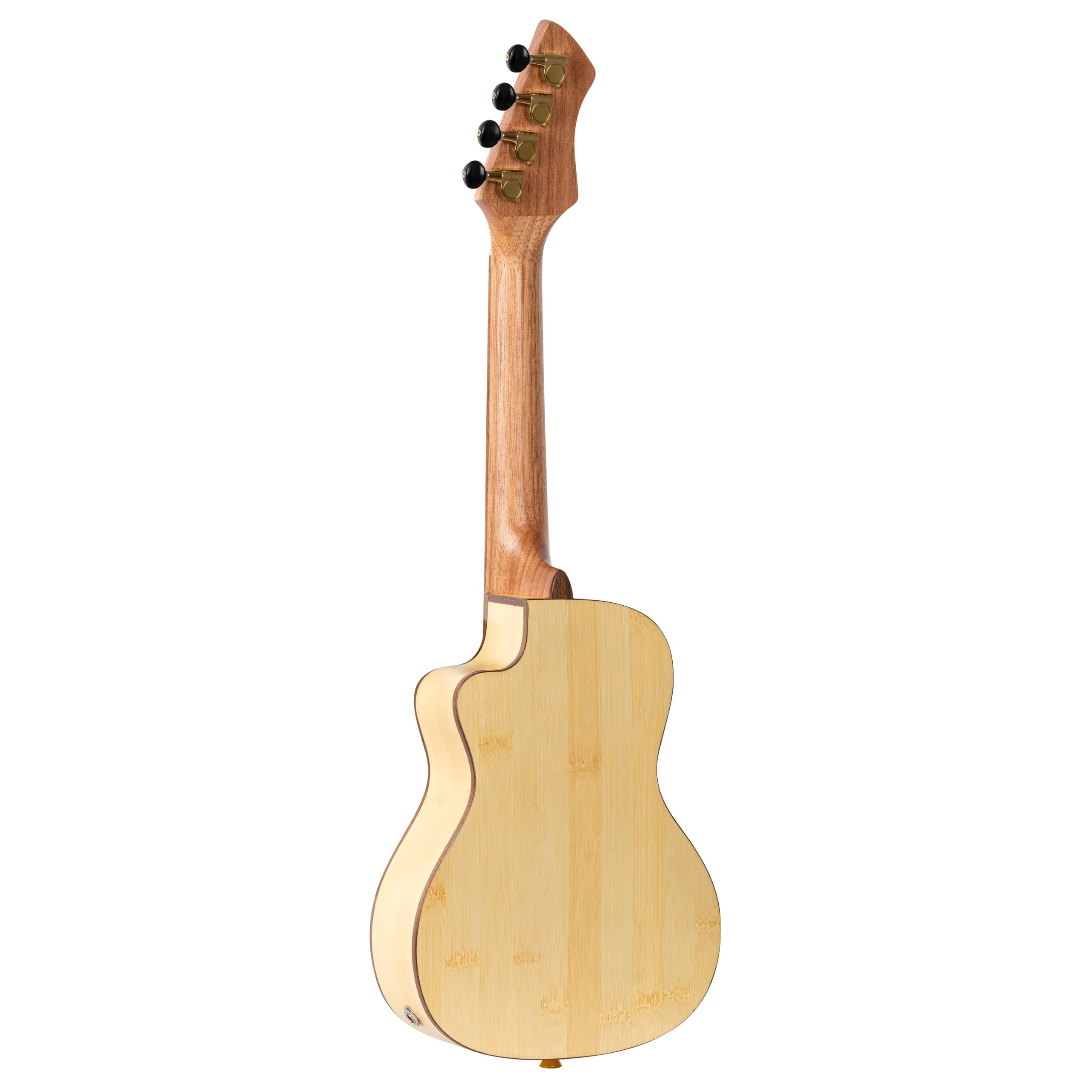 Ortega Guitars Ukulele Concerto Elettro-Acustico – Horizon Series – Gig Bag Inclusa – Bamboo, Natural (RUBO-CE)