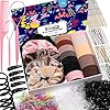 FANDAMEI Hair Ties Kit, Hair Ties for Women, Velvet Scrunchies for Hair, Hair Elastic Rubber Bands, Seamless Hair Ties, Hair Clips, Bobby Pins, U Shaped Hair Pins for Styling, Hair Accessories Kit