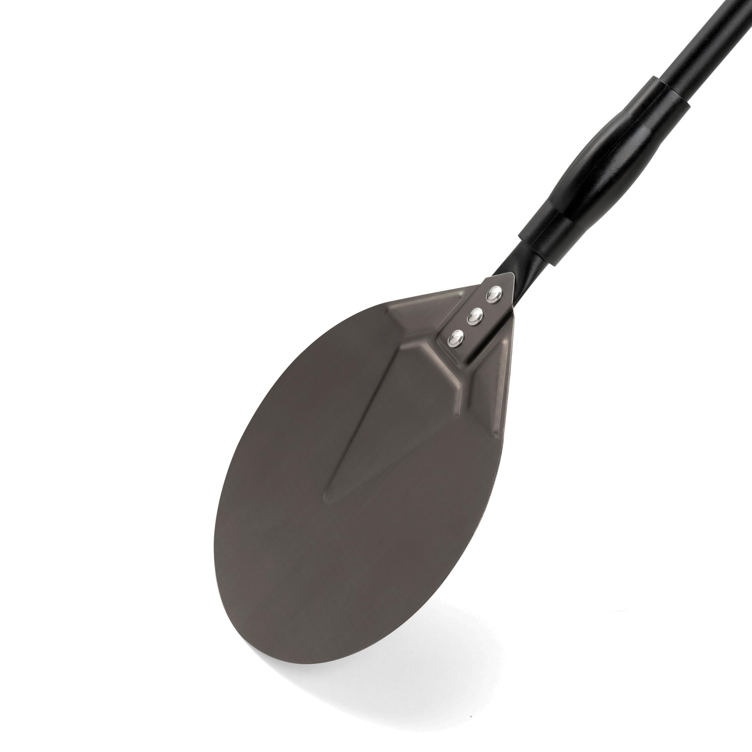 Browne Foodservice Napolitani Stainless Steel 10 Inch Round Pizze Peel, 56 Inch Handle