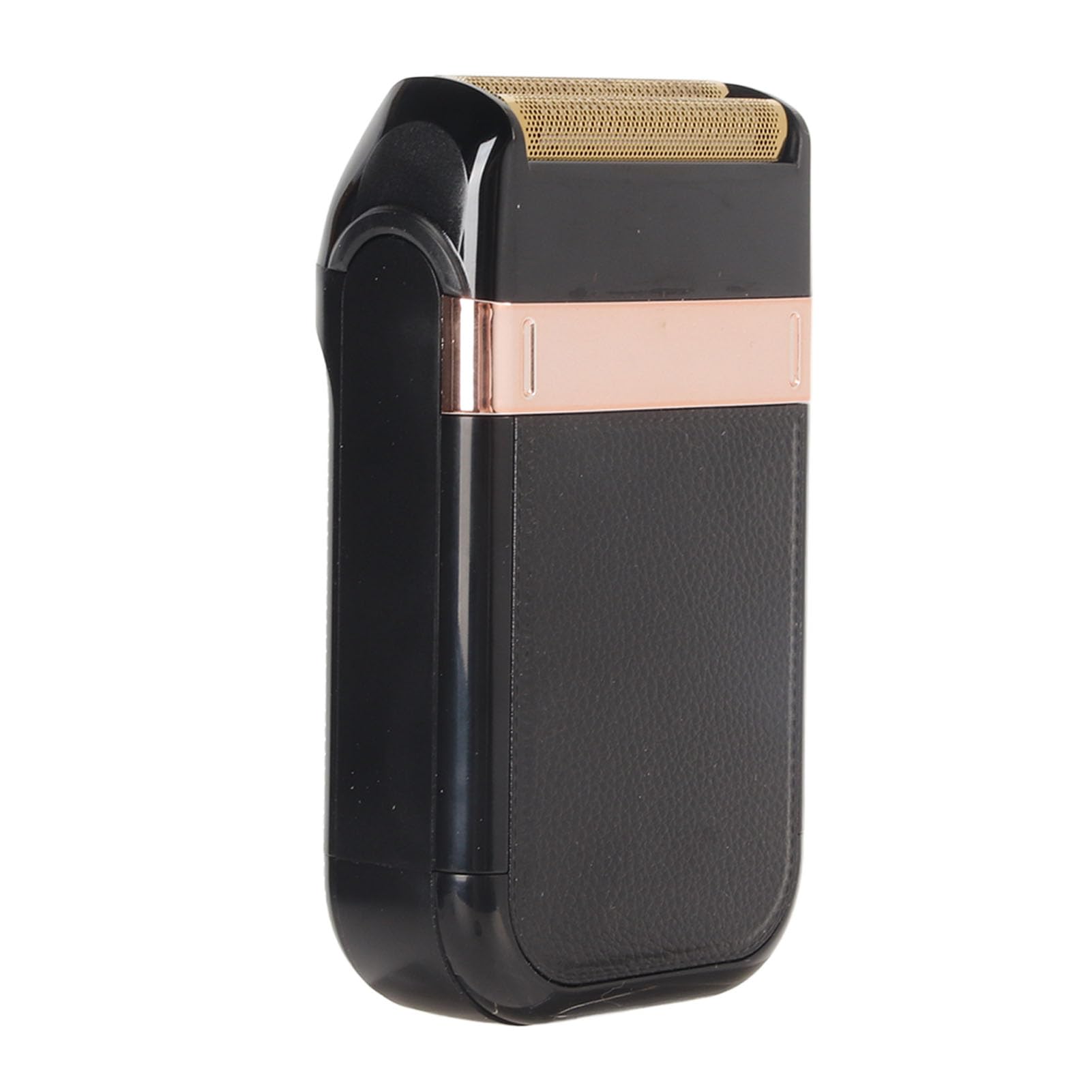 Regolabarba Mini Tagliacapelli Efficiente e Potente per Viaggi a Casa Design Nero Ricaricabile