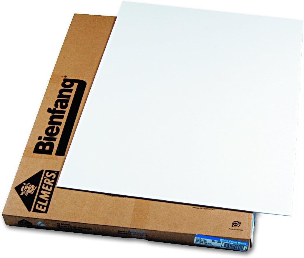 Amazon Com Elmers Single Step Foam Board 32 X40 X3 16 White Office Products