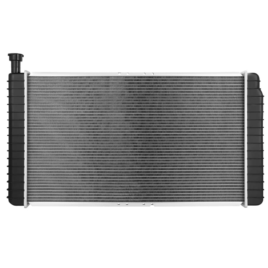Image of Engine Coolant Radiator Assembly Compatible with Chevrole | for Chevrolet Express 2500 4.3L 1996, Express 2500 3500 5.7L 1996&1999-2001 & More Replace CU1489 GM3010304