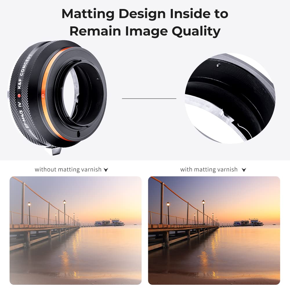 Body Camera Mount K&F Concept Lens Adapter Canon EF To