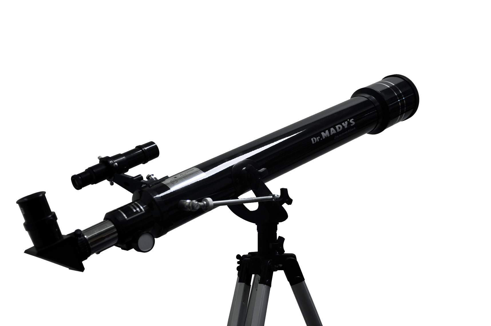 Dr. Mady's Telescope F70060M Refractor l 525X Zoom l 3 X Barlow Lens, 1.5X Erecting Eyepiece & Diagonal Mirror