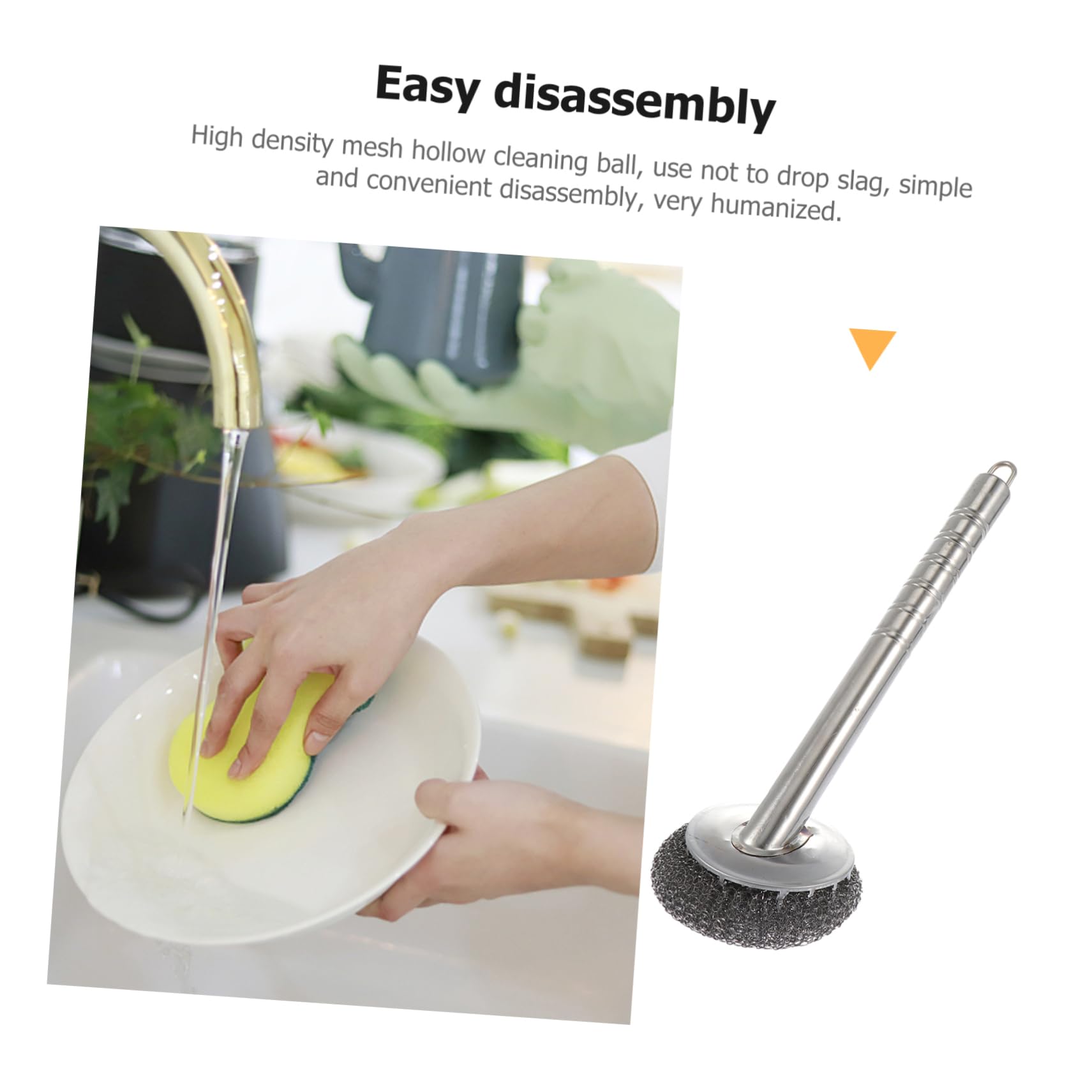 COLLBATH 3 Pcs Dish Pinsel Draht Schrubber Gericht Reiniger Für Töpfe Pfannen Reinigung
