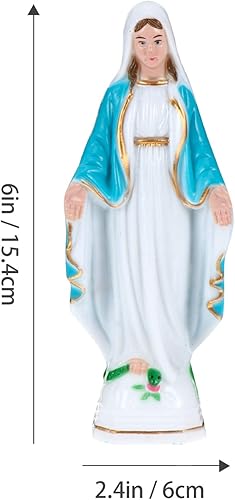 Miniatura 3 de Figura de estatuas romanas, colección renacentista, adorno religioso virgen, decoración catolicista