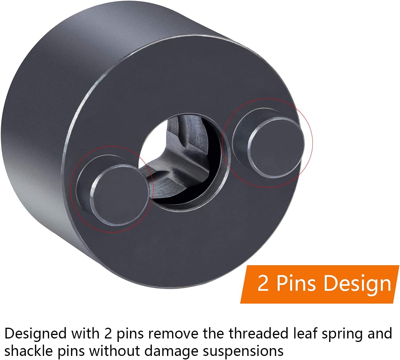 Leaf Spring and Shackle Pin Remover and Installer Socket Suitable for Volvo Truck and Mack Heavy Duty Alternative to 9996791 or TG15103