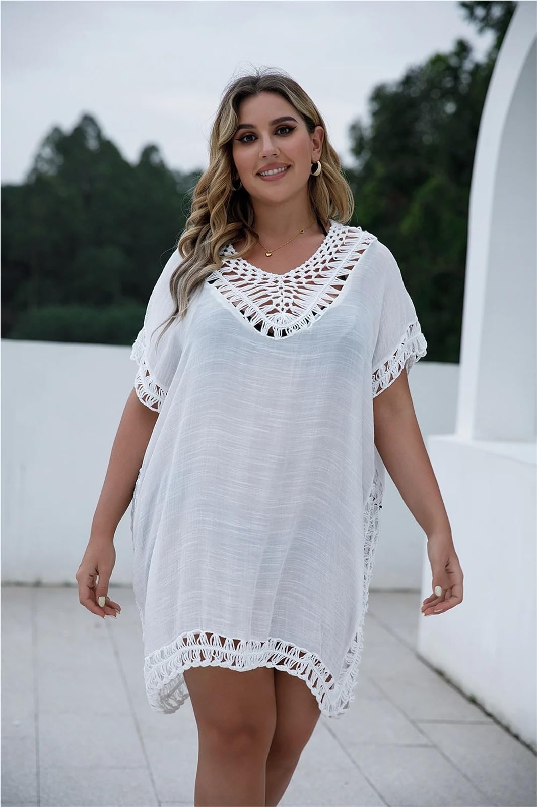 Robe De Plage Tunique de Plage for Femme, Cache-Maillot de Bain d'été, Cache-Maillot de Bain for fête sur la Plage pour Femmes