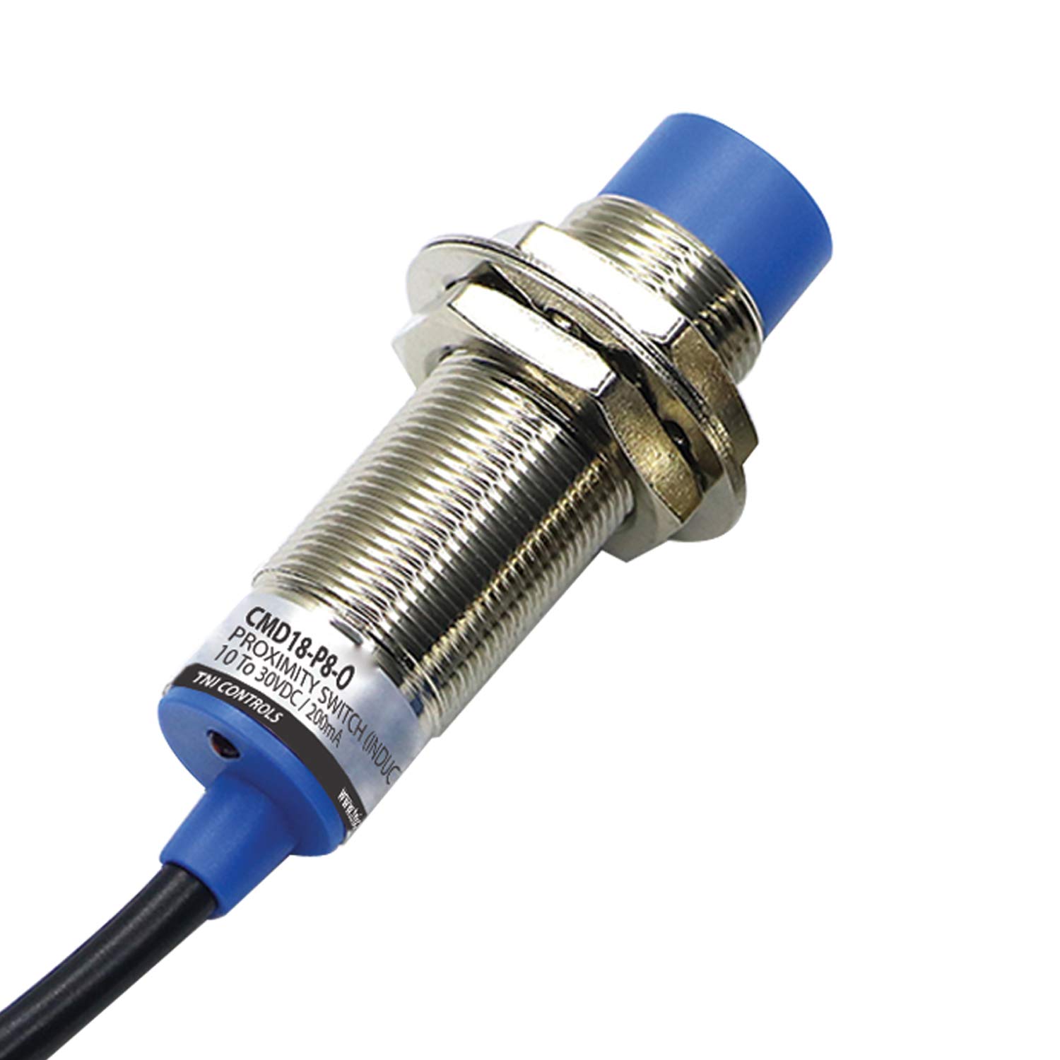 TNI CONTOLS M18 NPN NO Inductive Proximity Sensor 8mm Detecting ...
