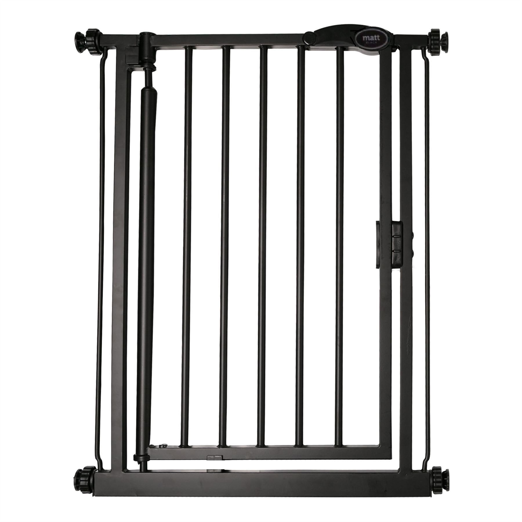 Safetots - Baby Gate - Pressure Fit - 61cm - Black - Metal