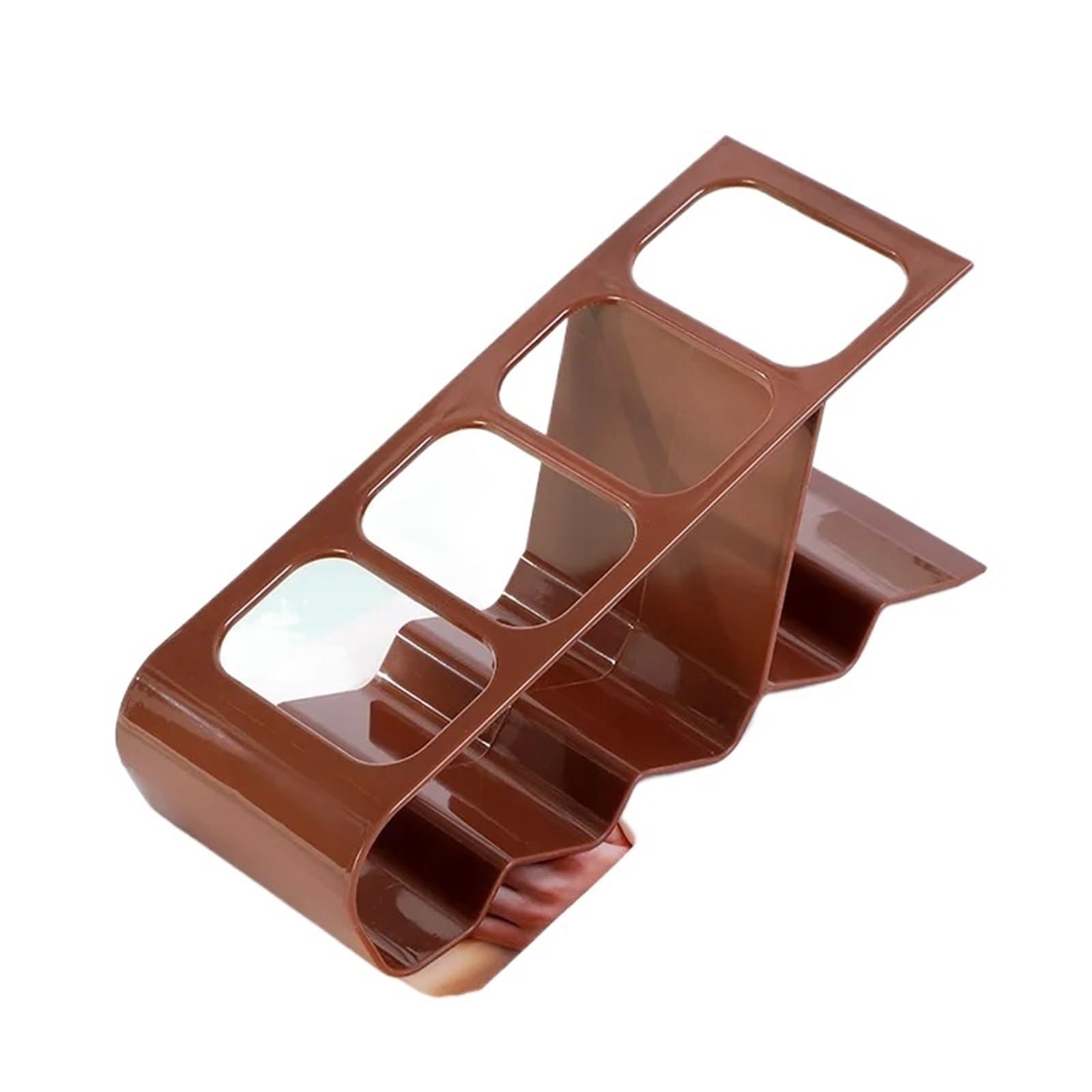 WUYXTO 3 Pcs Remote Control Organizer Home Office Case Mobile Phone Holder Stand Storage For Desktop(Brown)
