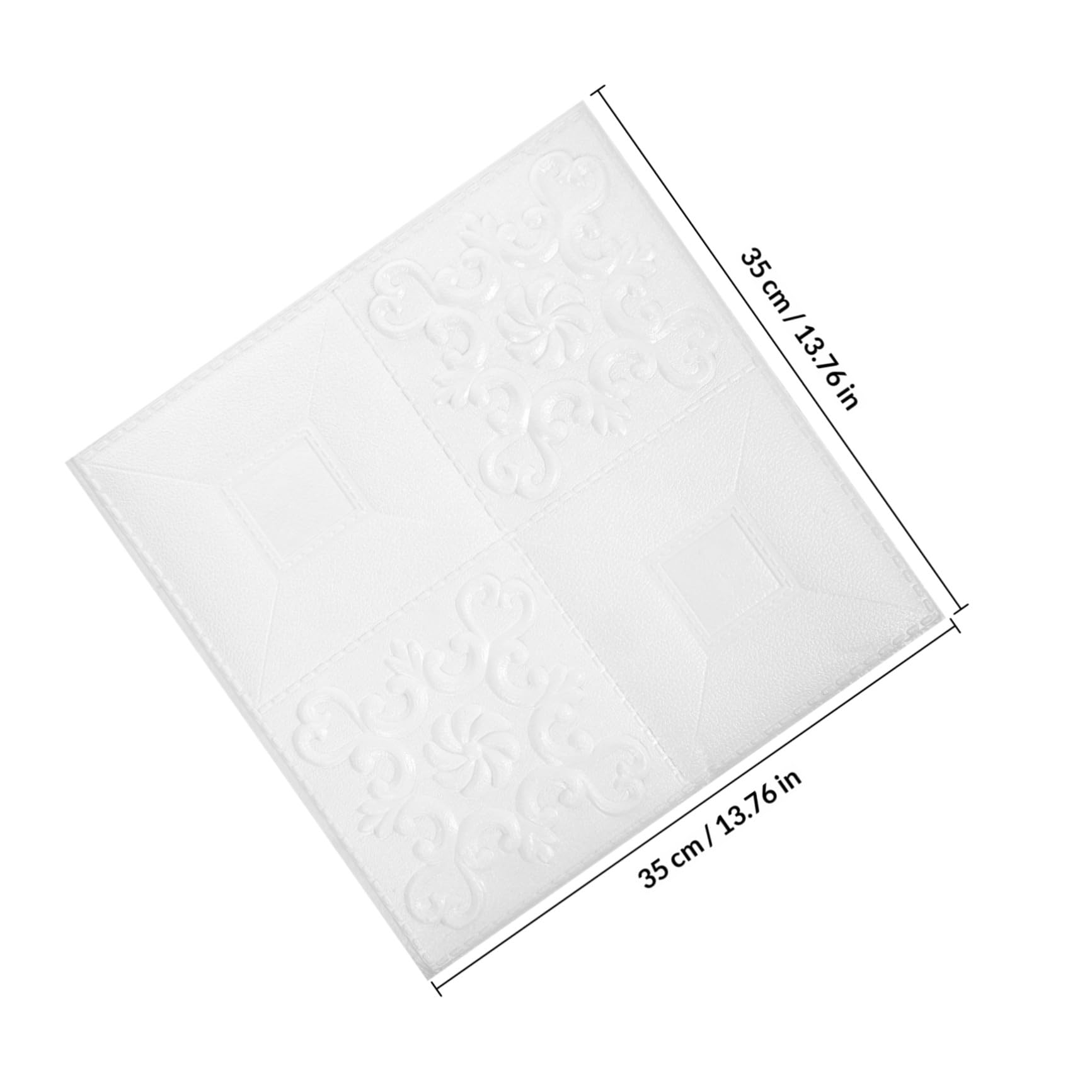 TIDTALEO Pannelli Decorativi per Pareti Interne in Schiuma Xpe Autoadesivi Effetto Mattone Bianco, Resistenti allo Sbiadimento e Facili da Pulire, 20 Pezzi per Uffici e Casa
