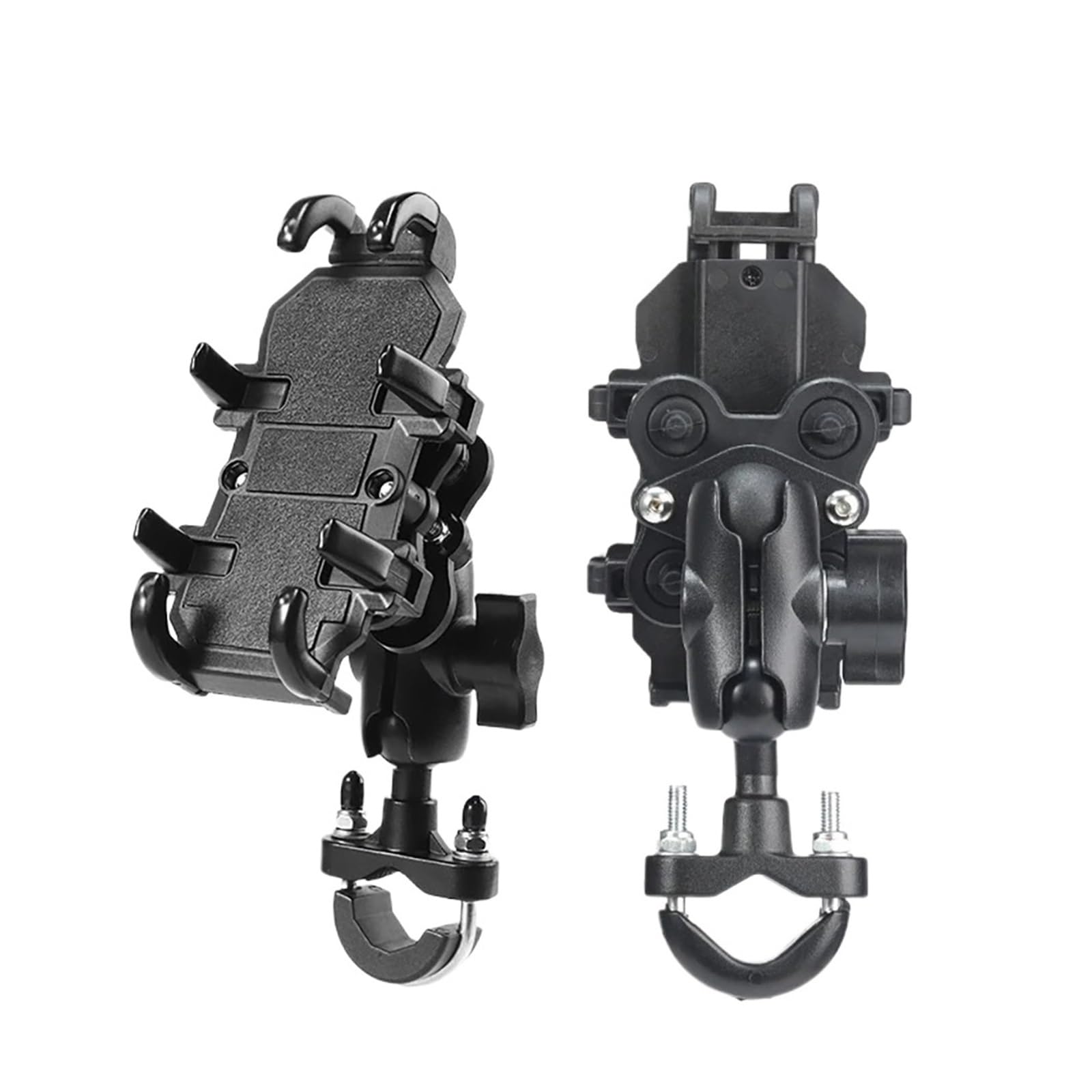 Support De Guidon De Téléphone for Moto, Support GPS Antichoc, Pince Universelle Anti-Vibration for Smartphone, Scooter
