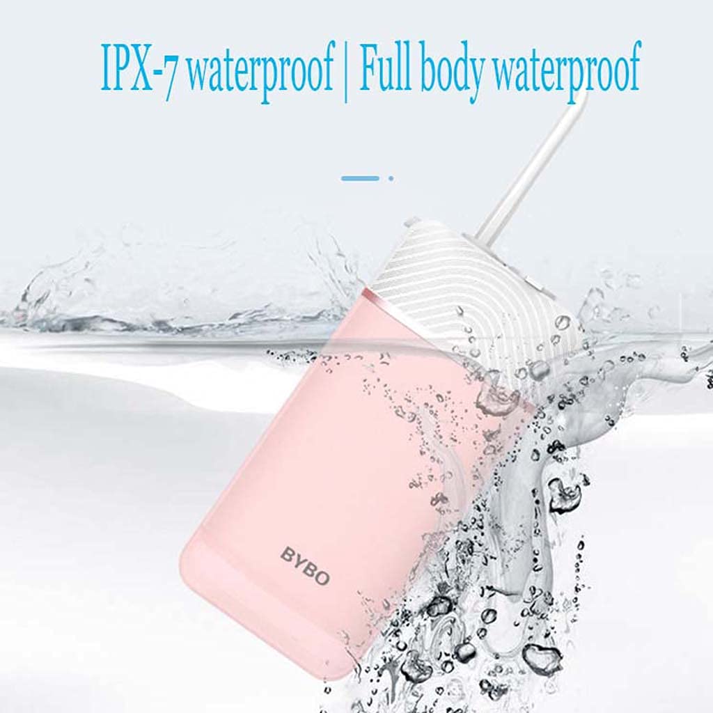 TJH Flosser Portatile per Acqua Cordless per Denti, irrigatore Orale per Filo interdentale 3 modalità 2 Punte per Getto d'Acqua 150 ml Serbatoio USB Ricaricabile per Viaggi all'aperto Domestici