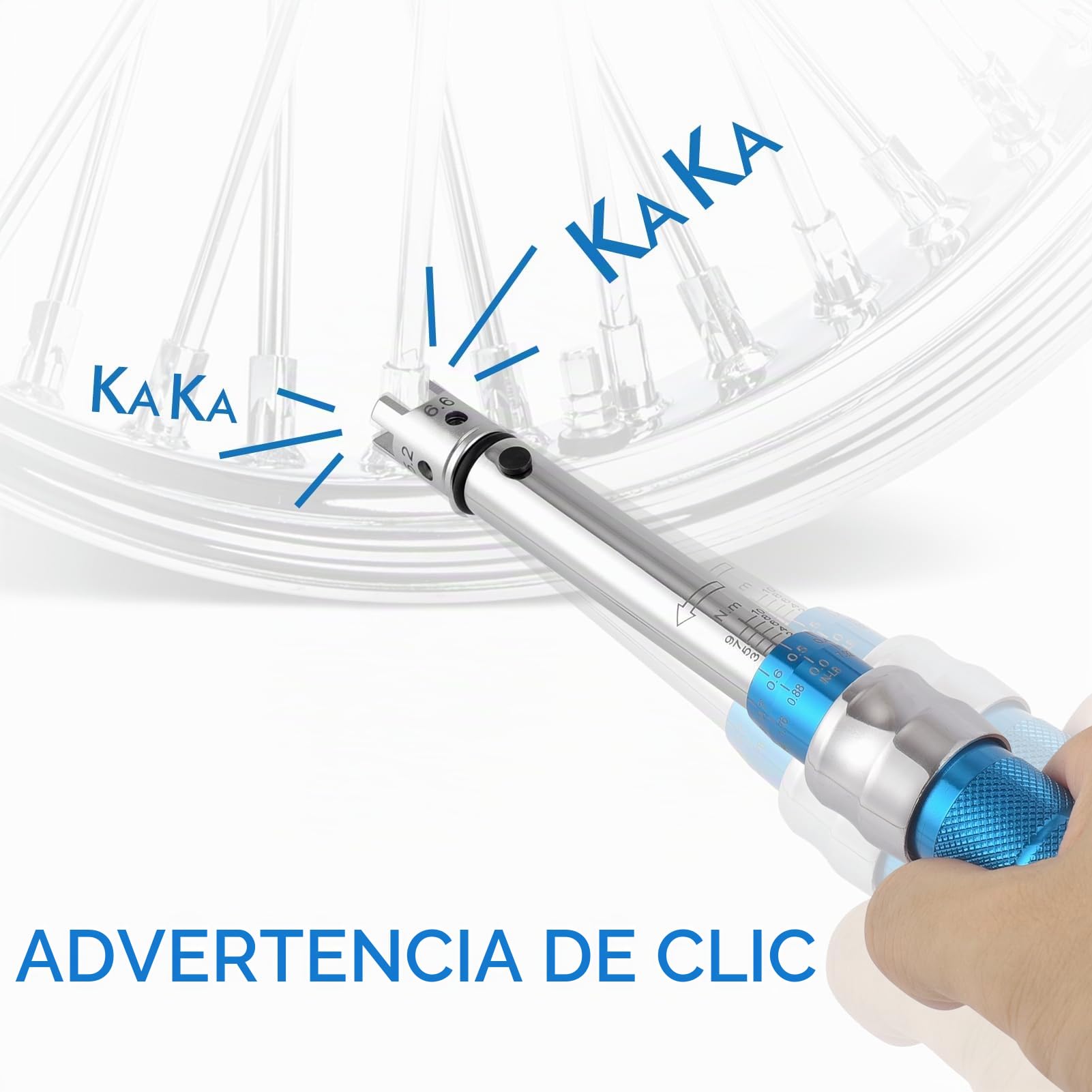 Llave dinamométrica para radios, juego de llaves dinamométricas de 2-10 NM para radios de motocicleta y moto de cross