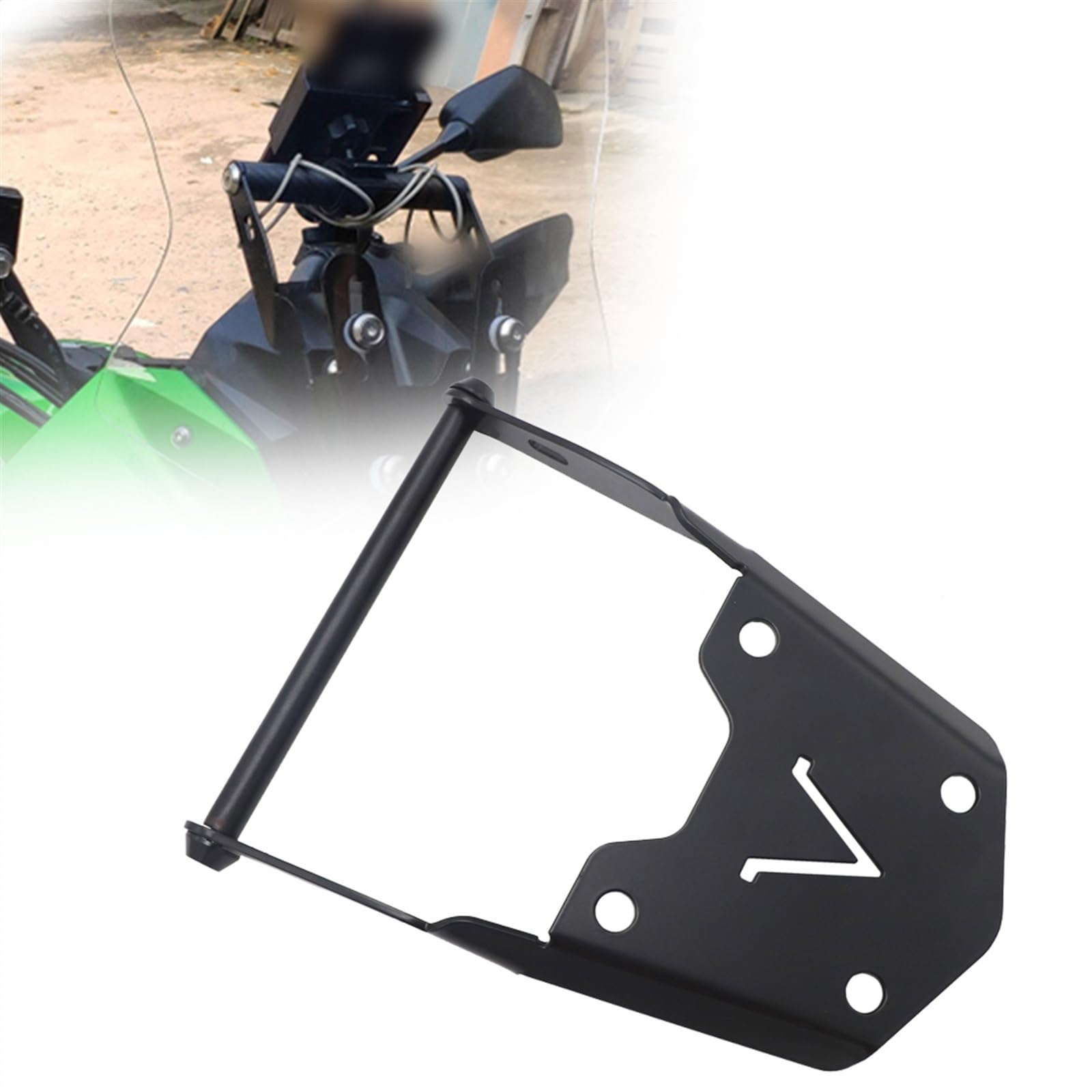 Nkldde 12Mm Motorcycle Accessories For Kawasaki For Versys X300 X-300 Navigation Frame Modified Bracket For Versys 300X
