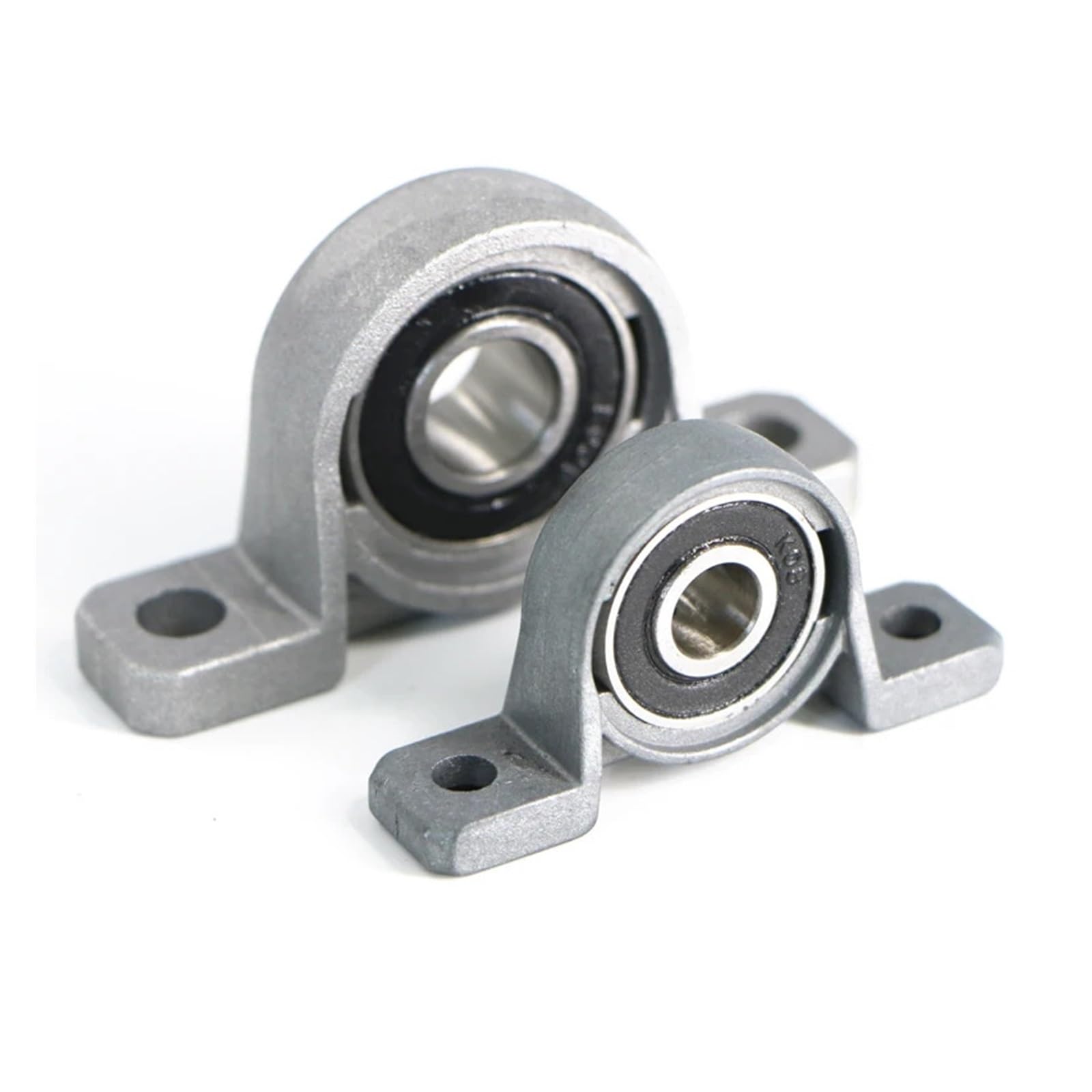 10 STÜCKE Mikro-kleine Lagersitze aus Zinklegierung mit vertikalem Sitzinnendurchmesser von 8 mm und 12 mm(KP08)