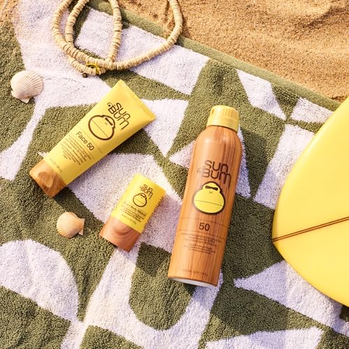 Image of Sun Bum Original SPF 40 Face and Body Sunscreen Stick - Water resistant Broad Spectrum Facial Sunscreen-Hawaii 104 Act Compliant (Made Without Octinoxate & Oxybenzone)-Travel Size-0.7 oz,(Pack of 2)