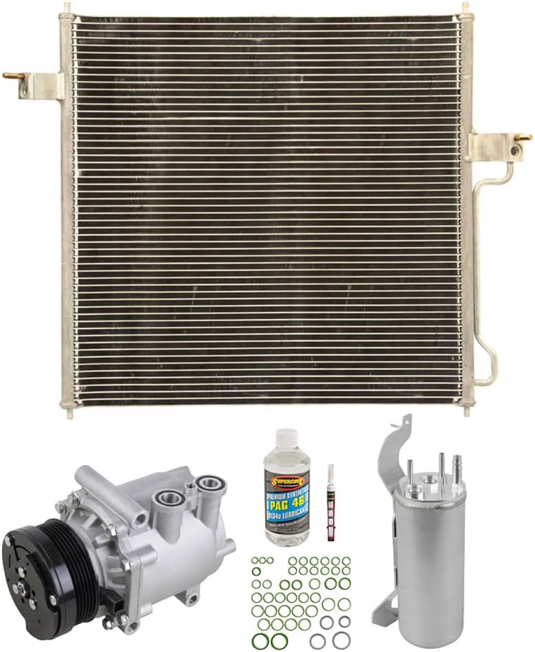 A/C Kit w/AC Compressor Condenser & Drier For Ford Explorer & Mercury Mountaineer V6 2002 2003 2004 2005 - BuyAutoParts 60-89423CK New