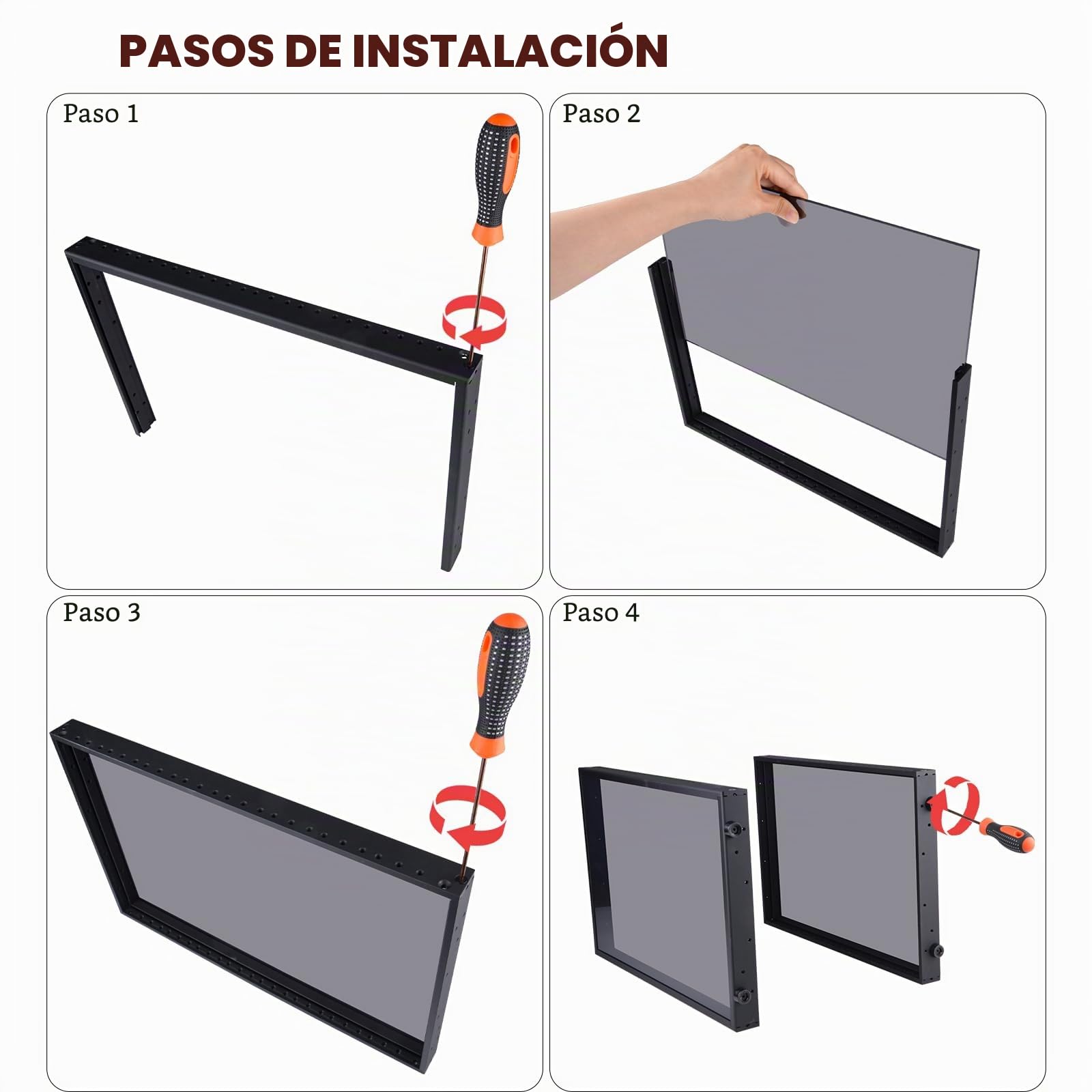 GeeekPi - Gabinete para servidores de 8U, DeskPi RackMate T1 Plus, rack de red de 10 pulgadas para servidores, red, equipo A/V, 10.23 pulgadas de profundidad (negro)