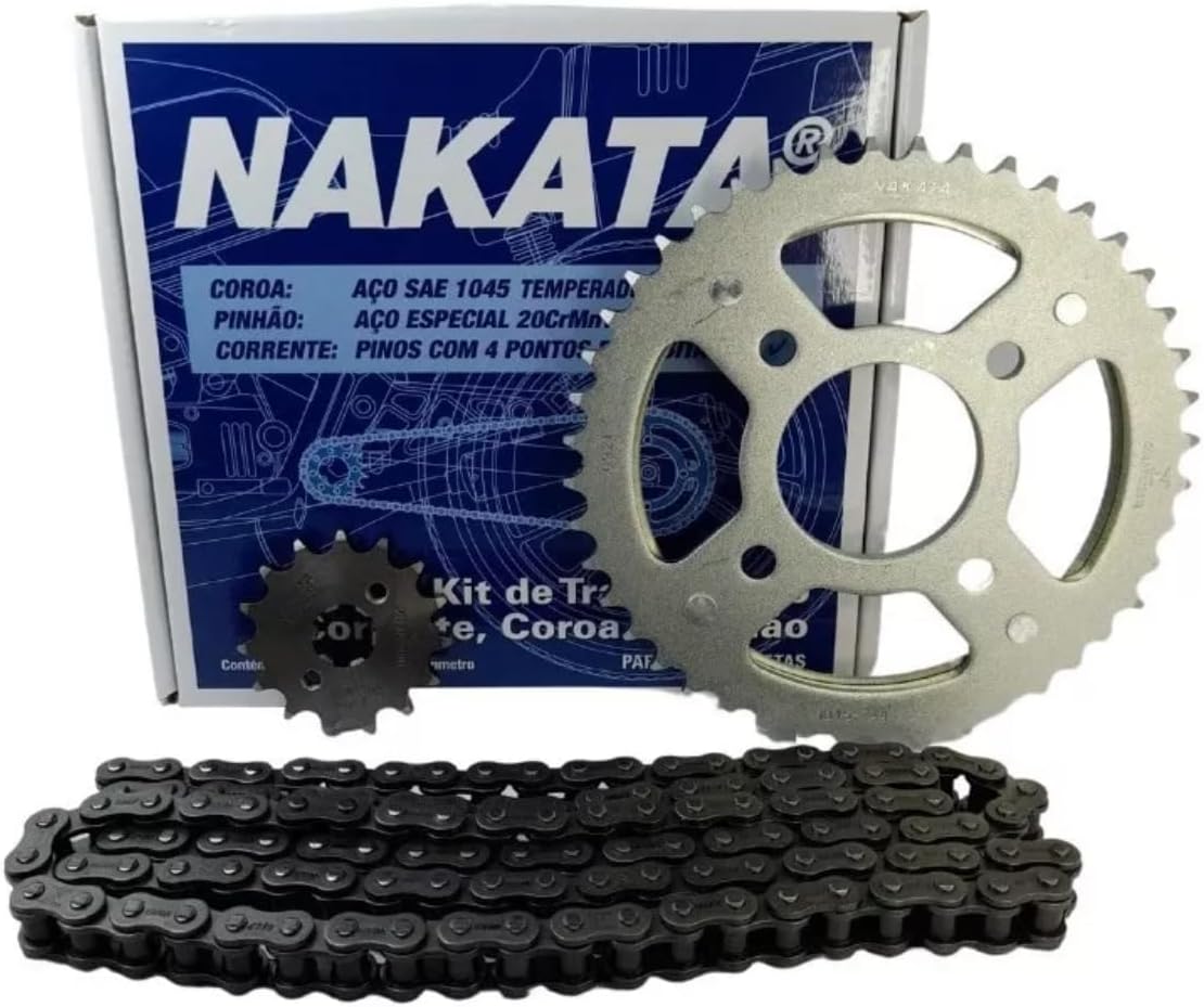 Imagem frontal do produto com fundo branco e uma caixa do fabricante ao fundo.