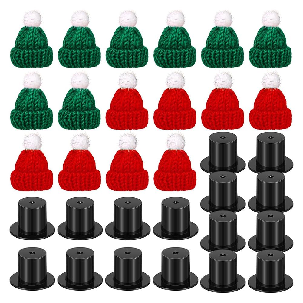 40 pezzi di cappelli a cilindro in miniatura, mini cappelli per