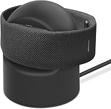 Silicone Charger Stand Dock for Meta Ray-Ban Display Neural Band,Charging Cable Not Included,Magnetic Fast Safe Charging Stand for Meta Neural Band,Drop-Proof and Scratch-Resistant,Black
