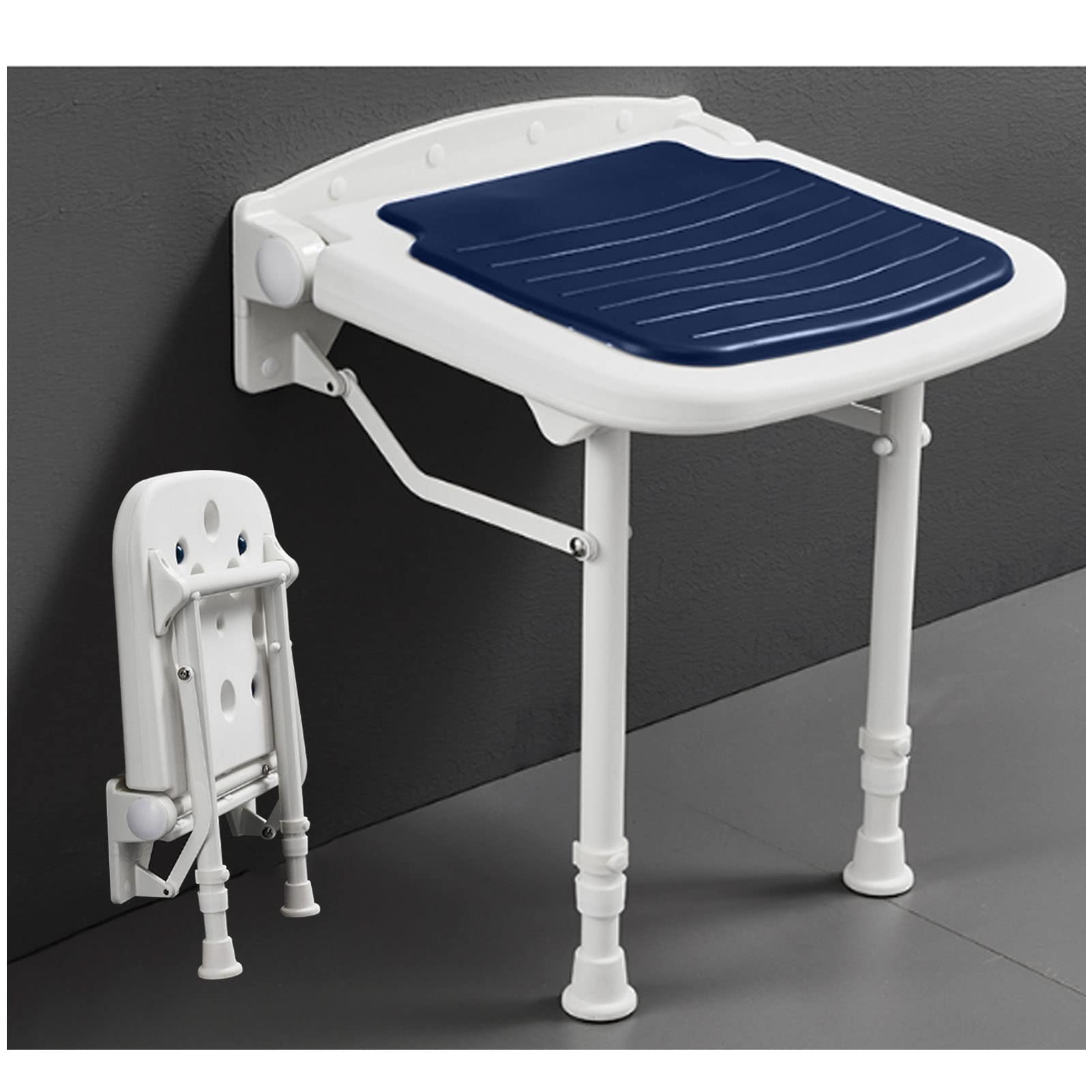 Asiento de Ducha Abatible con Patas, Asiento de Ducha Abatible con Patas, Asiento de Ducha Abatible con Patas, Asiento de Ducha Abatible con Patas, Asiento de Ducha Abatible con Patas/Blue