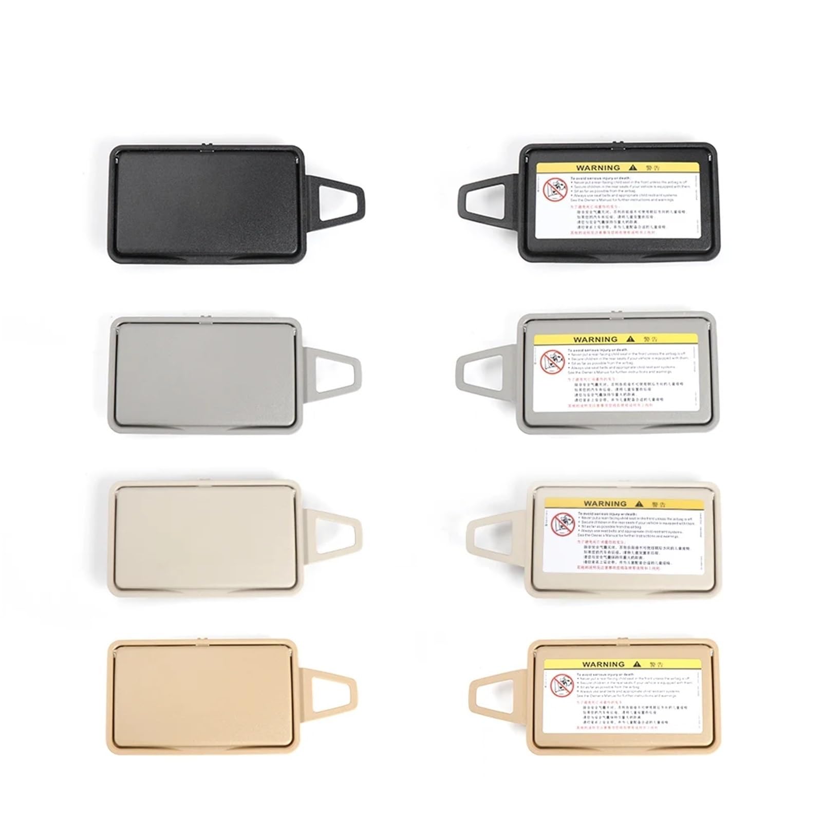 Visiera parasole for interni auto, specchio cosmetico for il
