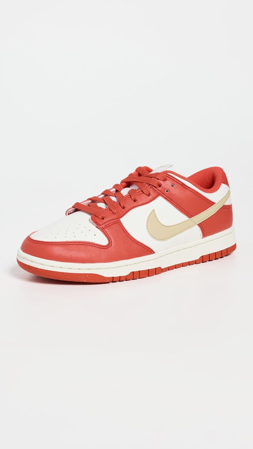 WMNS Nike Dunk Low Next Nature (LT Crimson/Team Gold-Sail)