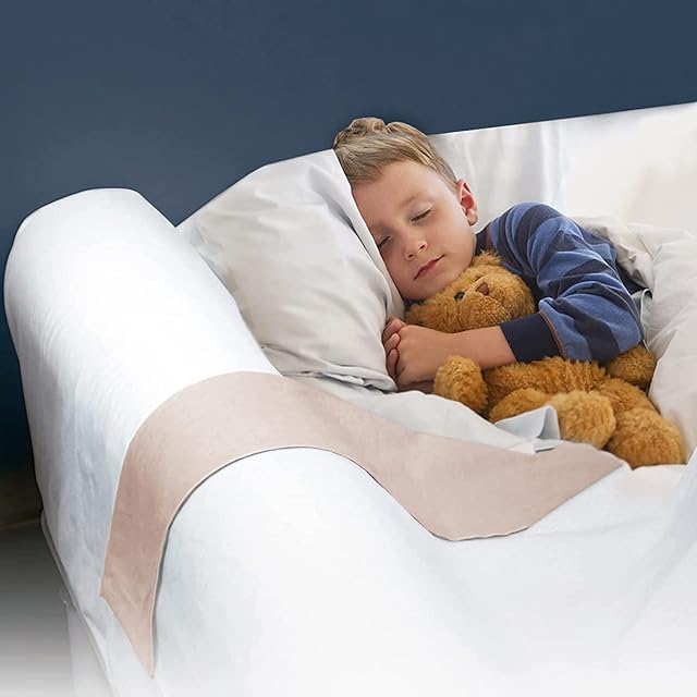 YIHATA Bed Guard for Toddlers, Long Foam Portable Bed Rail, Safety Bed Bumpers for Kids Babies Elderly with Water-Resistant, Non-Slip & Machine Washable Cover Fit in, Suitable for All Beds - 2 Pack