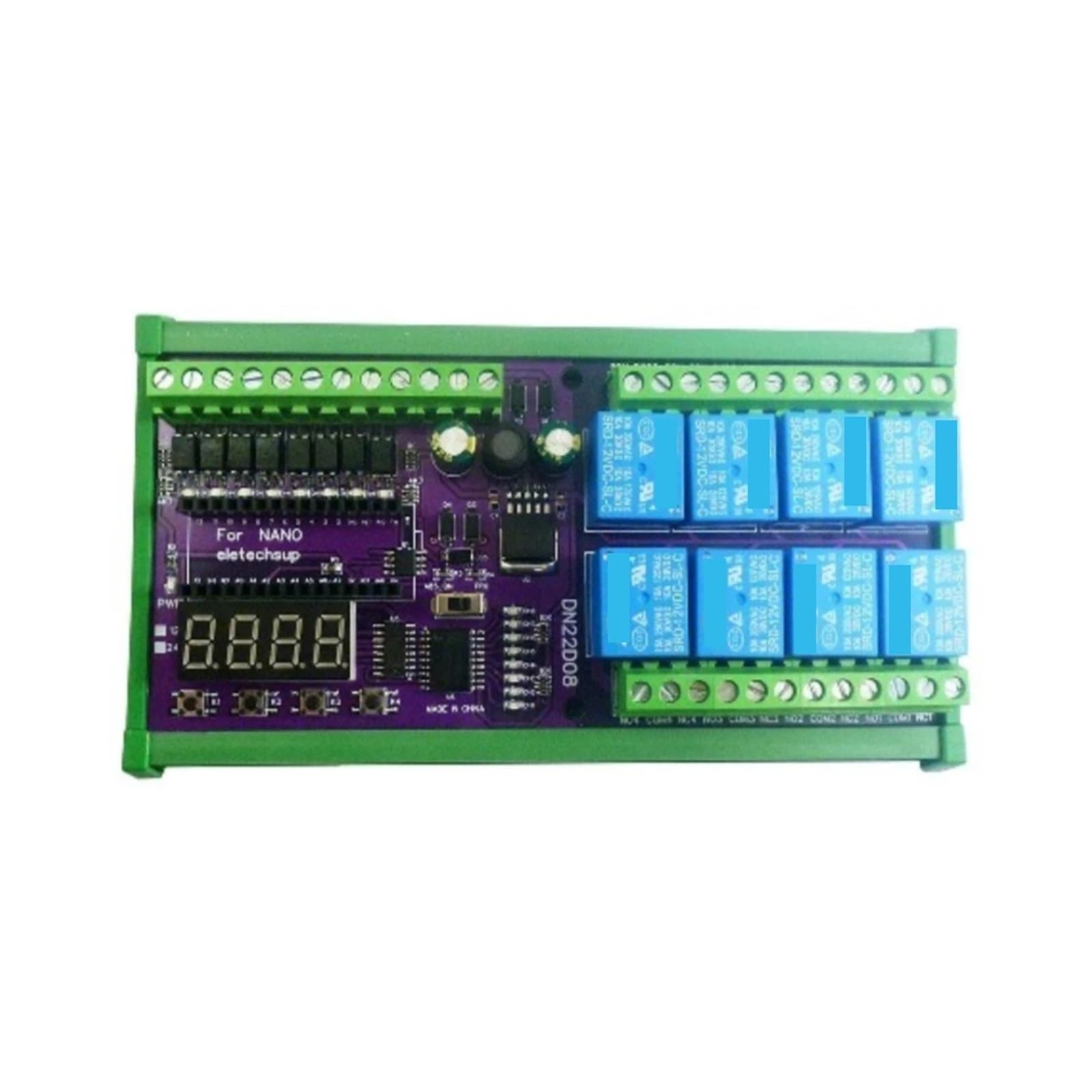 Module RS485 PLC IO Expanding Shield DN22D08 temporisateur 8ch