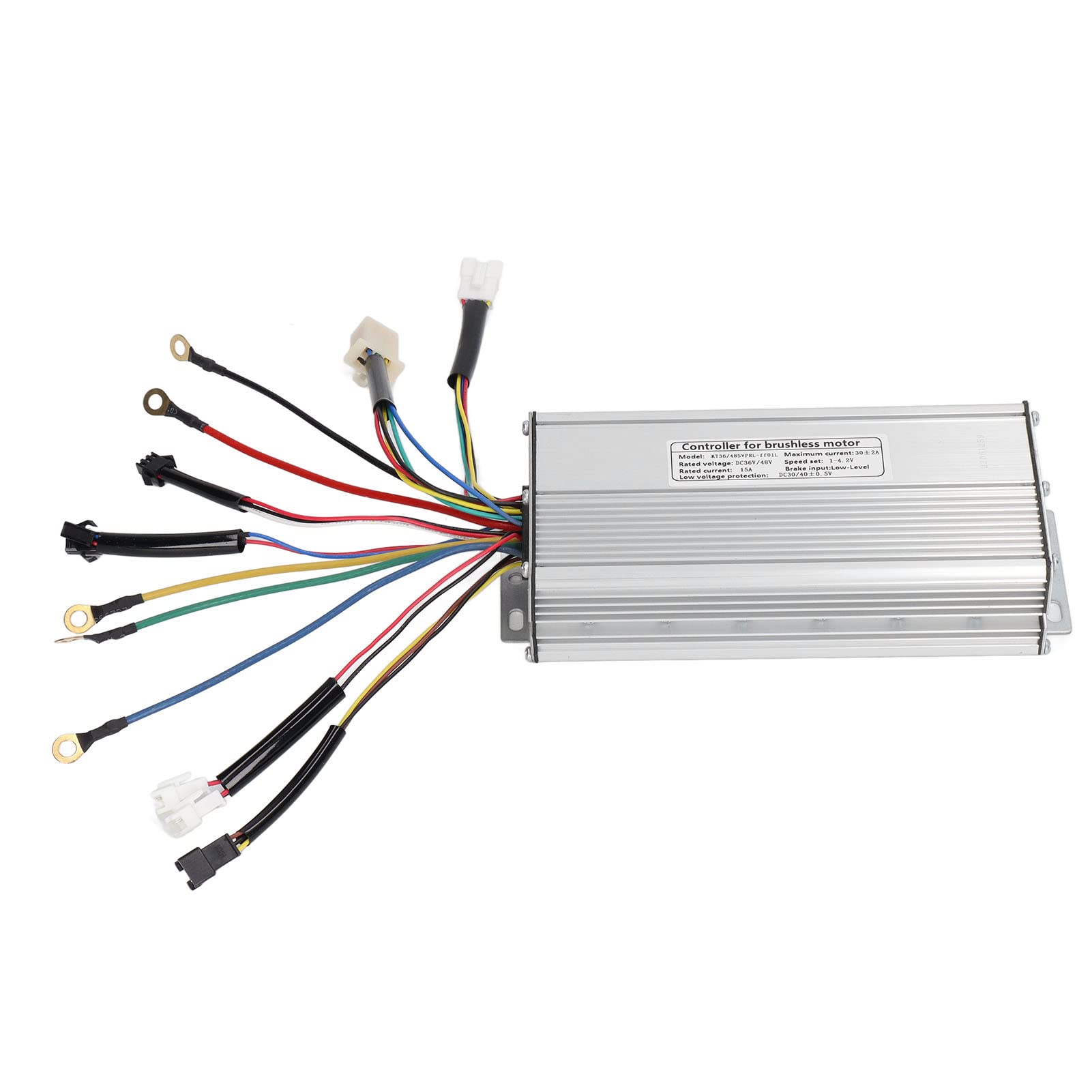 Zestaw do konwersji roweru elektrycznego MAPHRWZ, do samodzielnego roweru elektrycznego z miernikiem LCD8H, przepustnicą kciukową, kontrolerem, okablowaniem czujnika, zasilaczem,