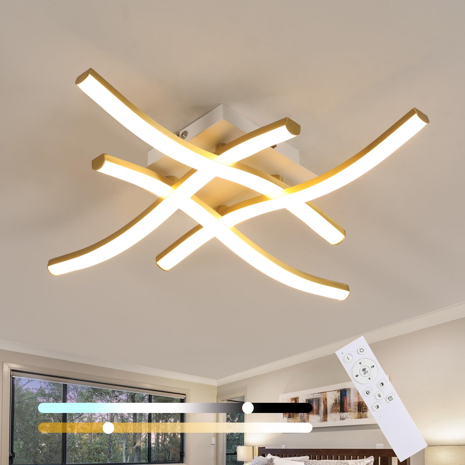 Tealight Wandlampe LED Innen, 16W LED Wandleuchte Moderne, 3