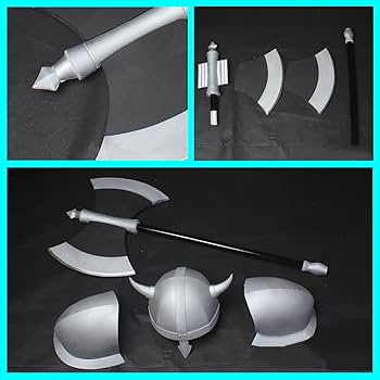 Amazon.co.jp: [HAOJEE]アイゼン コスプレ 斧 武器 道具