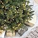 FairyTrees Weihnachtsbaum künstlich 120cm NORDMANNTANNE mit Christbaum Holzständer | TESTSIEGER Tannenbaum künstlich mit grünem Stamm | Made in EU