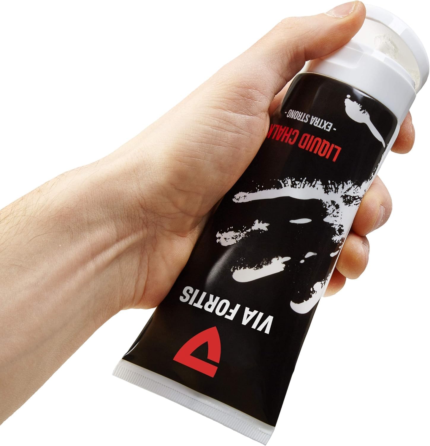 VIA FORTIS - Liquid Chalk, Magnésie Liquide pour Une Adhérence Maximale Pendant Le Sport - Séchage Rapide, Rendement Extrême et Longue Durée - pour l'escalade de Bloc, l'escalade
