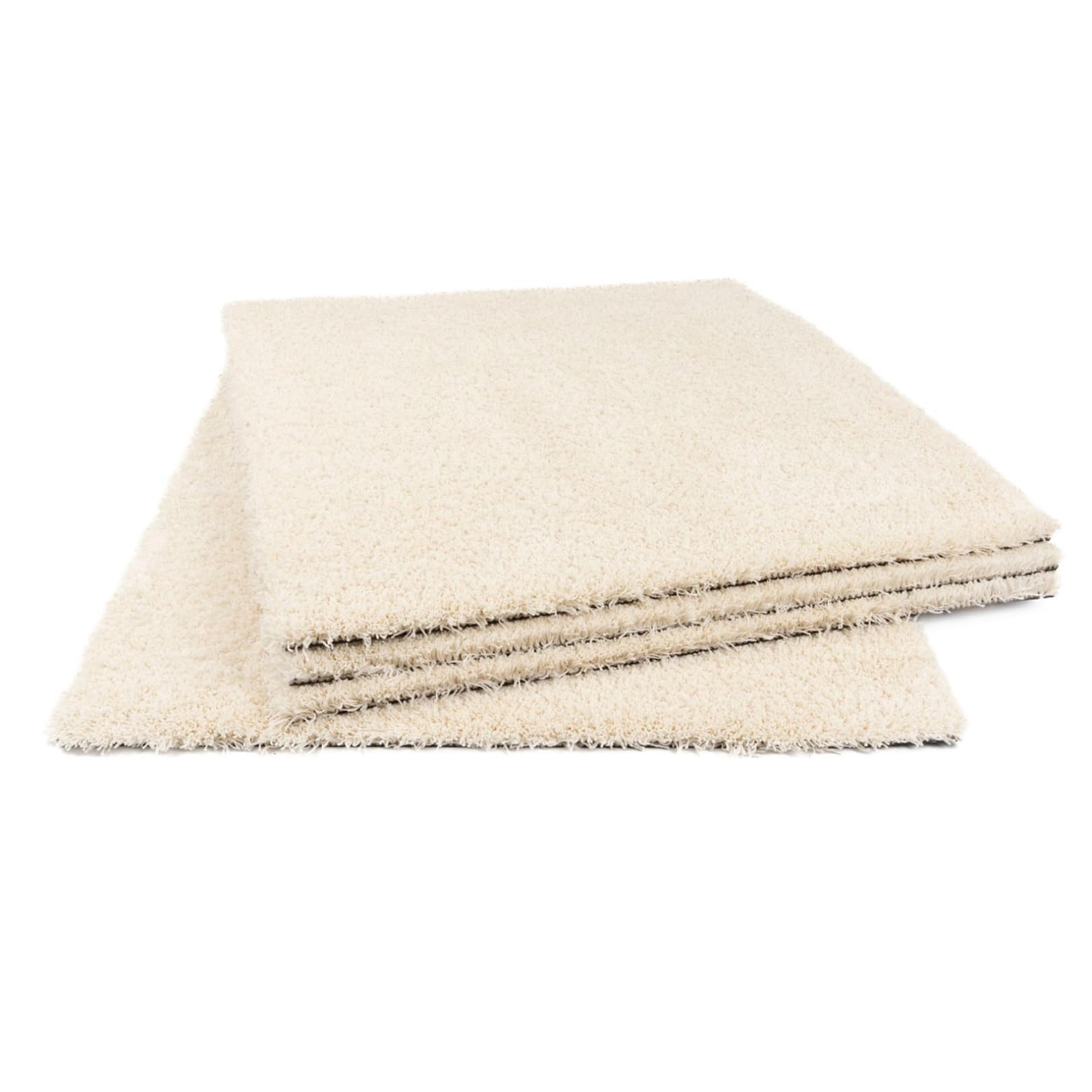 Dalles de moquette plombante (Blanc, 1 m²)