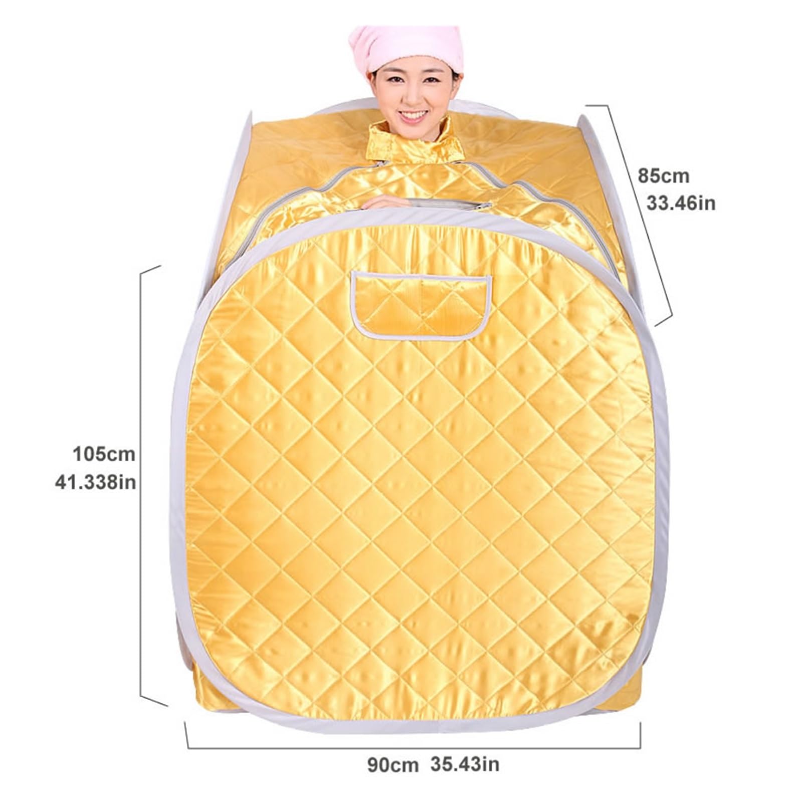 Sauna da casa, neratore portatile pieghevole for cabina sauna a e, box for tenda SPA senza e for il rilassamento del corpo di perdita di peso di una o due persone