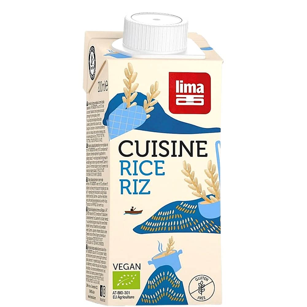 Lima - Crème de Riz Cuisine Vegan - Sans gluten ni lactose ni soja - 200ml