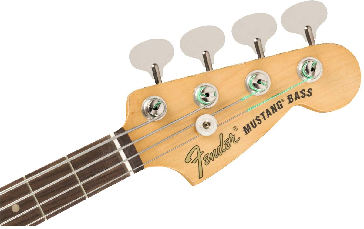 Amazon.com: Fender JMJ Road Worn Mustang Bass, Black, Maple