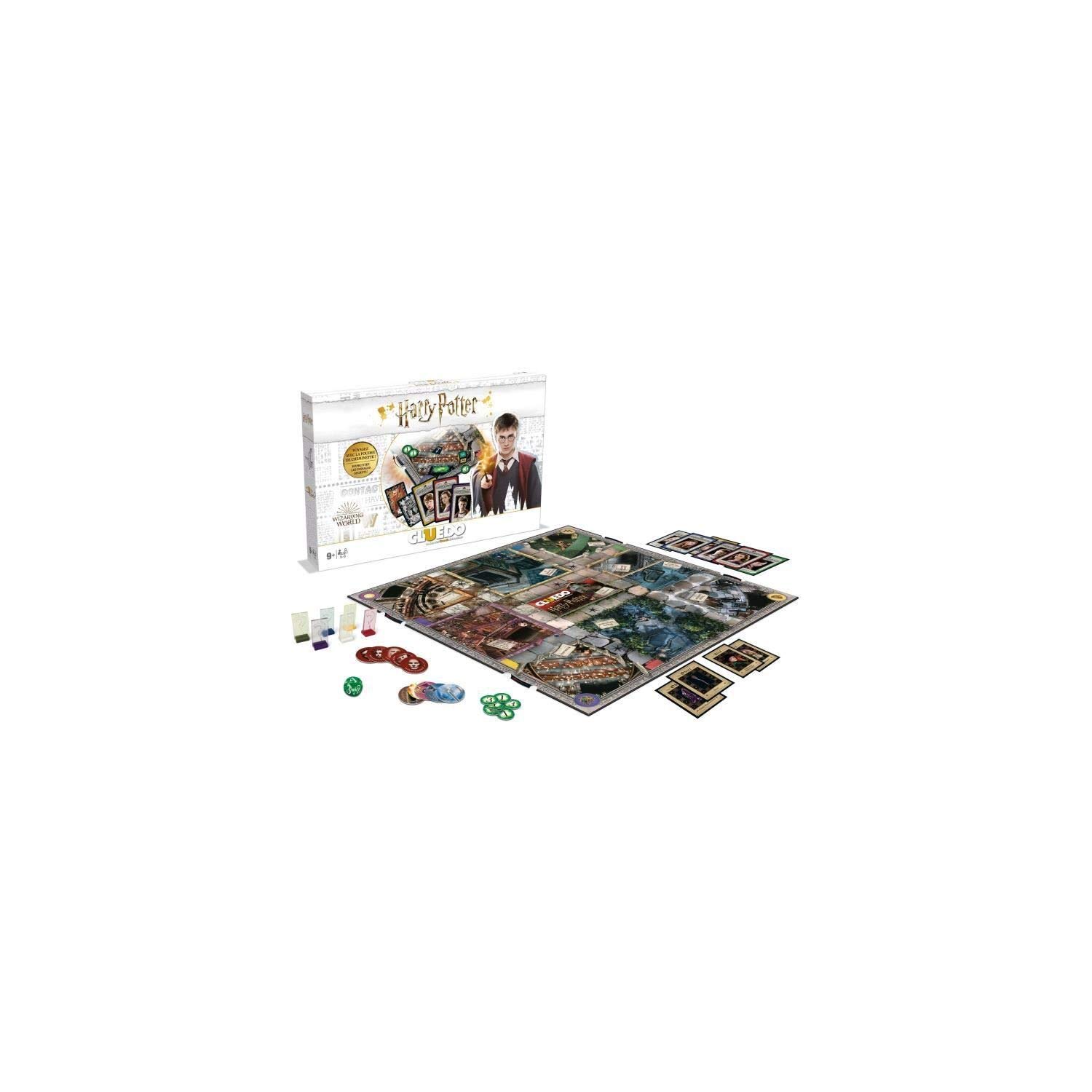 Winning Moves - Cluedo Harry POTTER - Jeu de société - Jeu de Plateau - A partir de 9 ans - 2 à 5 joueurs - Version française