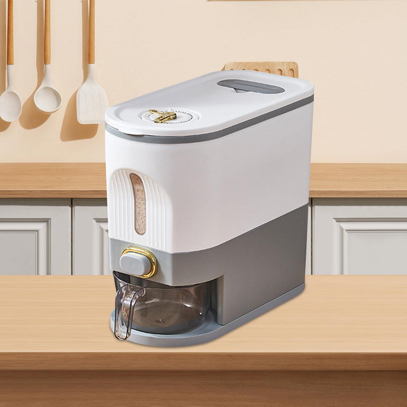 Contenitore dispenser di riso – Contenitori di farina di grano di cereali