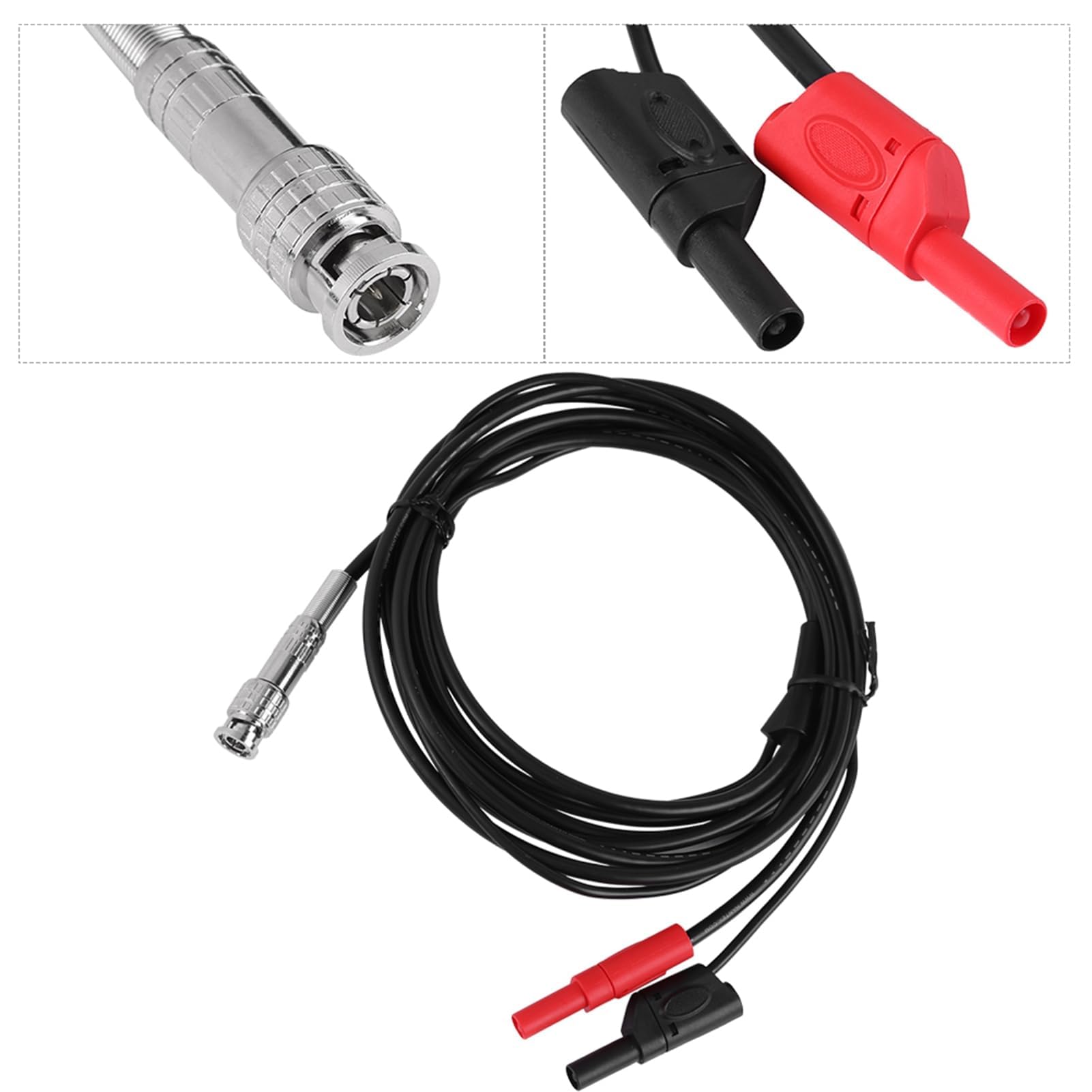 3 Meter HT30A Hochleistungs Autotestleitungskabel von BNC zu Bananenkopf Adapterkabel zur Unterstützung von Kfz Messinstrumenten