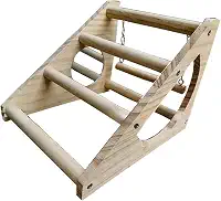 Bothyi Poleiro para pintinhos, brinquedo divertido para galinheiro e chocadeira, estábulo, poleiros de treinamento, barra de madeira para poleiro de