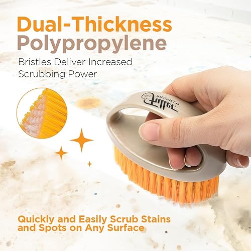 Miniatura 4 de Fuller Brush Cepillo de limpieza fácil de sujetar, frota rápidamente manchas y manchas en cualquier superficie, limpiador multiusos con mango