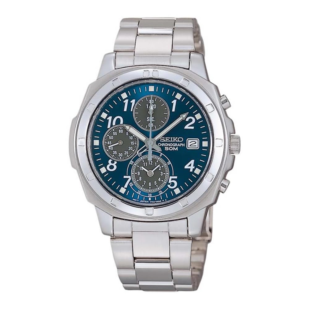 Amazon | [セイコー] SEIKO 1/20秒クロノグラフ クオーツ CHRONOGRAPH