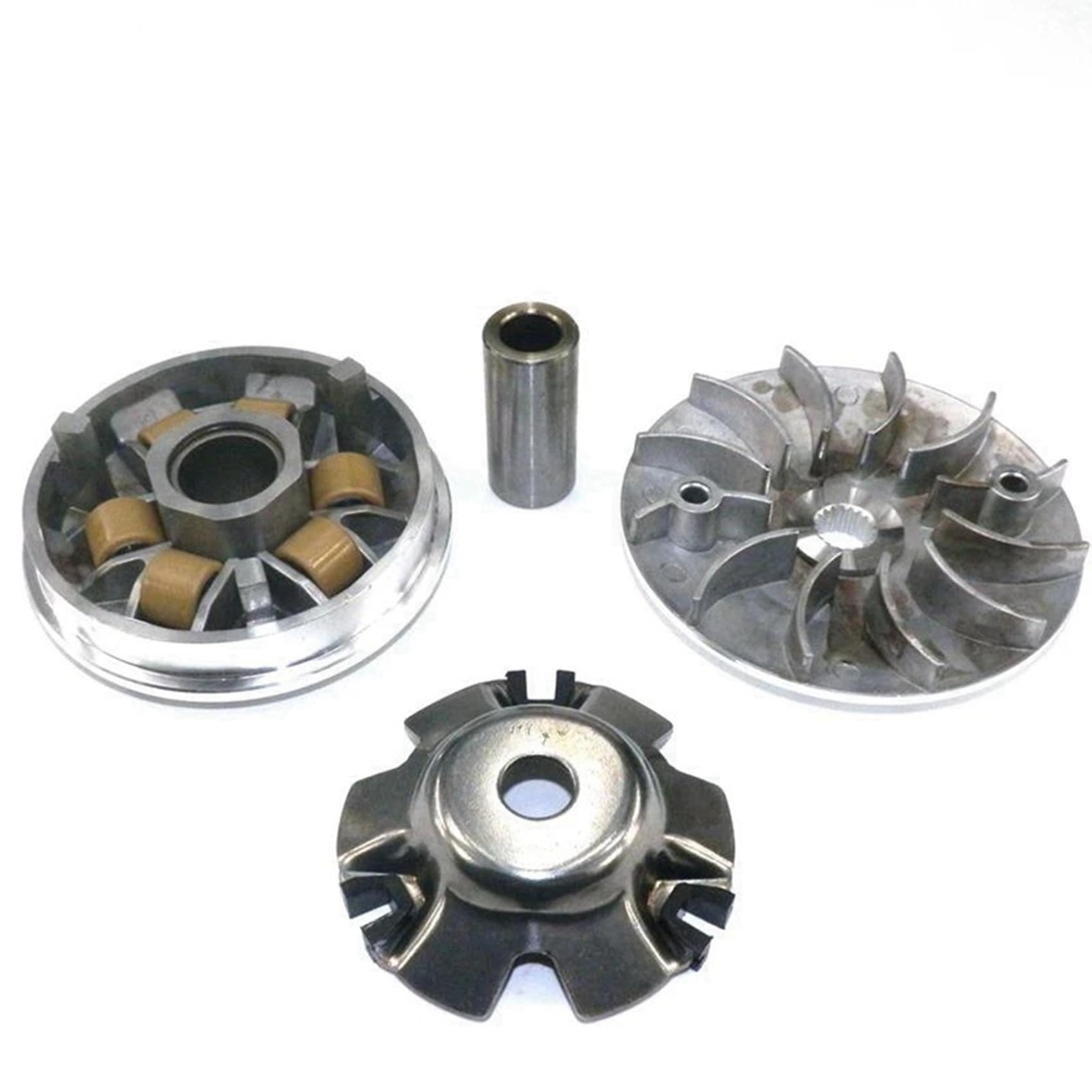 2X Kit de Transmission d'embrayage de Moteur de Moto Courroie pour GY6 125Cc 150Cc Scooter Moto ATV GO Kart
