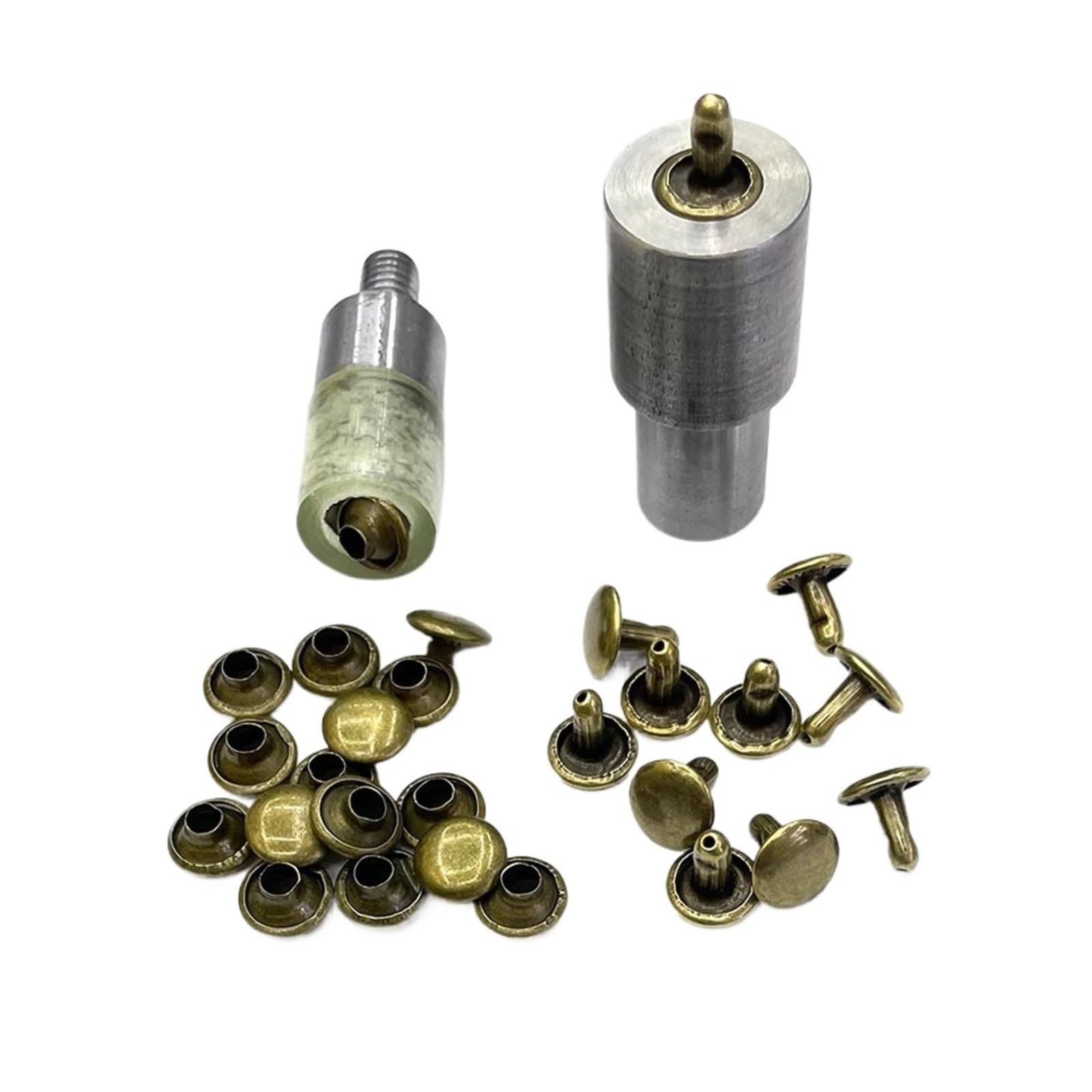 Snap Fasteners Botón Die Herramientas de instalación remaches doble cara | Máquina de botones, molde especial (12 mm), troquel for máquina de cierre a presión(100 sets and molds-02,15 mm)